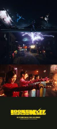 IVE公开《Looks Can Kill》MV预告！超级英雄电影级沉浸感 安宥真操纵闪电引爆期待